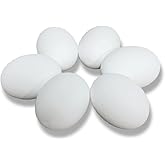 The Eggmazing Egg Decorator White Wooden Eggs - for Easter Egg Decorating, Arts and Crafts - Matte White Eggs Specifically De