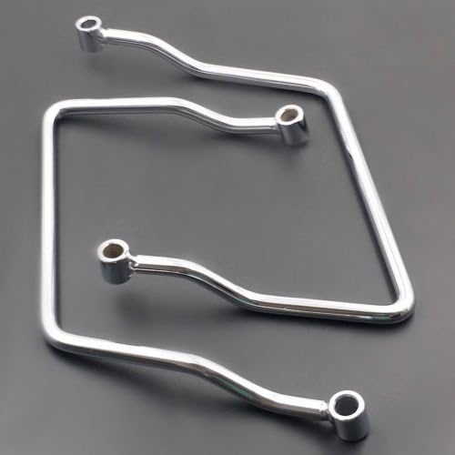 Chrome 17cm Saddle bag Support Bar Mount Brackets For Honda Rebel CMX 250 CMX250 (17cm)
