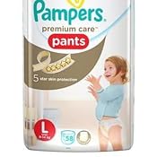 pampers premium care pants large 58