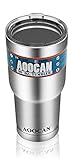 Aoocan Stainless Steel Tumblers 30 oz Vacuum Insulated Double Wall Travel Cup Tumbler cups Rambler Coffee Mug ,Keeps Hot or Cold for Hours