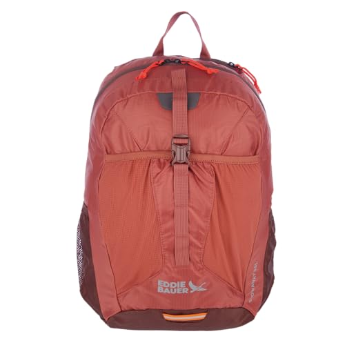Eddie Bauer Unisexs Stowaway Packable Backpack-Made from Ripstop Polyester Hiking-daypacks, Maroon, 30L US