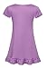 AOVCLKID Vampirina Toddler Night Gown For Little Girls Pajamas Dress (Purple,130/5-6Y)