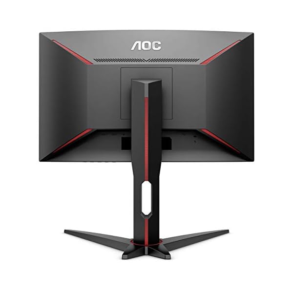 AOC Gaming C24G1 - 24 Inch FHD Curved Monitor, 144Hz, 1ms, VA, AMD FreeSync, Height Adjust, FlickerFree (1920 x 1080…