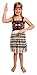 Girl's 3-Piece Kapa Haka Maori Costume