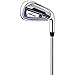 Adams Golf Men's Combo Irons Set, Right Hand, Regular Flex, Graphite Hybrids with Steel Irons, 3,4R5-P, Blue