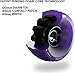 Slick Revolution 120mm Foamies Electric Skateboard Wheels | Patent Pending Foam Core Technology | 78A Translucent Urethane (Electric Purple)