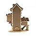 Gingerbread Style Birdhouse Avian Bird House Condo