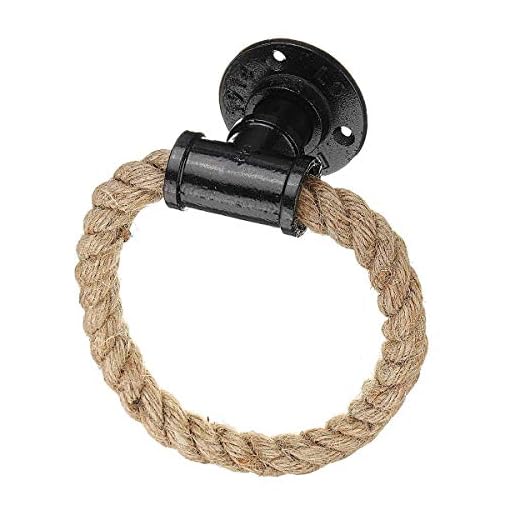 Glossia Vintage Handtuch Halter Ring Industriellen Stil Wand Halterung