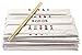 Soeos Chopsticks Disposable, Approx. 100 Sets, UV Treated Premium Disposable Chopsticks Individually Wrapped, Wooden Chopsticks Best for Japanese Sushi & Asian Dishes