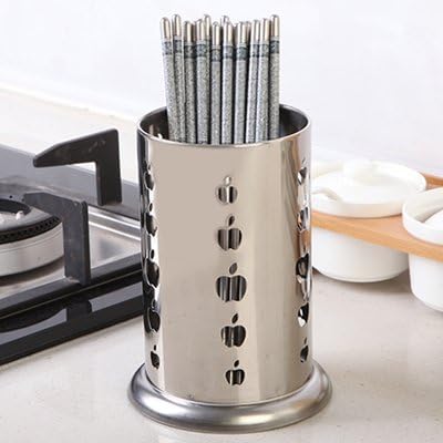 HEXIAOMAO Home creative kitchen supplies tableware Lek Yuen water admit rack stainless steel reinforcement biological air defense unit, apple barrel of chopsticks