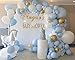 18 inch Pastel Balloons for Parties 10 pcs Macaron Latex Balloons for Birthday Wedding Engagement Anniversary Christmas Festival Picnic or any Friends & Family Party Decorations-pastel blue
