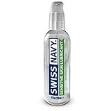 Swiss Navy All Natural Water Based Lubricant for Sensitive Skin with Aloe 4 Oz