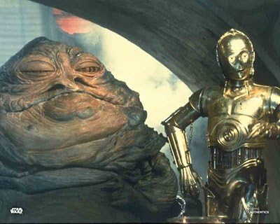 Amazon Co Jp スターウォーズ本物 デビッド バークレイとアンソニー ダニエルズ ジャバ ザ ハットとc 3po スター ウォーズ ジェダイの帰還 16x 公式写真 ホーム キッチン