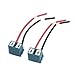 uxcell 2pcs DC 12V 2-Wires Automotive Car H7 Headlight Lamp Bulb Socket Wiring Harness Connector Pigtail Adapter