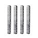 SALONSOLUTIONS Professional Cutting Combs Anti-static Carbon Fiber (4 PCS)