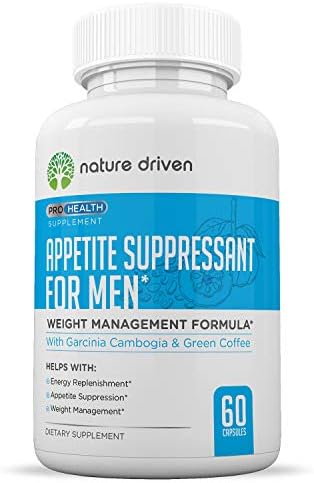 Best Appetite Suppressant for Women & Men- Weight Loss for Men - Increase Natural Energy - Boost Metabolic Rate - 30 Day Supply