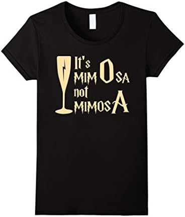 Women's Women Tee - It's mimOsa not mimosA Shirt Medium Black