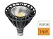 J.LUMI 150W Equivalent PAR38 LED Flood Light Bulb ($2 OFF ON 2 UNITS), 15W Warm White 3000K, Rated Life 30,000 Hours, Not Dimmable, HEAVY DUTY