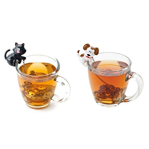 Joie Woof Dog and Meow Cat (Assorted Colors) Tea Infuser Pack Joie Woof Dog and Meow Cat (Assorted Colors) Tea Infuser Pack