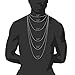 4.8mm Solid 925 Sterling Silver Diamond-Cut Rope Link Italian Chain + Microfiber Jewelry Polishing Cloth