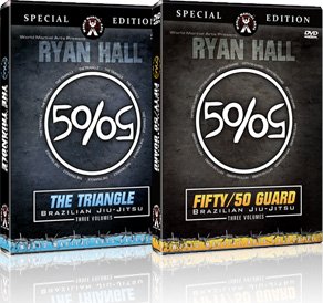 Ryan Hall Combo Pack - The 50/50 Guard & The Triangle - Brazilian Jiu-Jitsu DVDs