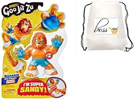 Heroes Boys of Goo JIT Zu (Bonus POG Exclusive SPIRLIE Pen) Sandy Lion Action Figure, Sahario