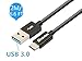 Dison Type C Cable,6.6 Ft (2M) Power Line USB-C to USB 3.0 Cable with Pull-up Resistor for USB Type-C Devices, for ChromeBook, MacBook,Nokia N1 Tablet and Other Devices Type C USB(Black)