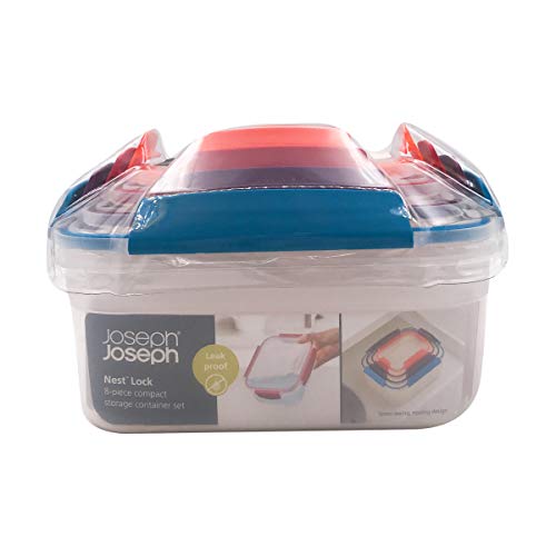 Joseph Joseph Nest Lock Plastic Food Storage Container Set with