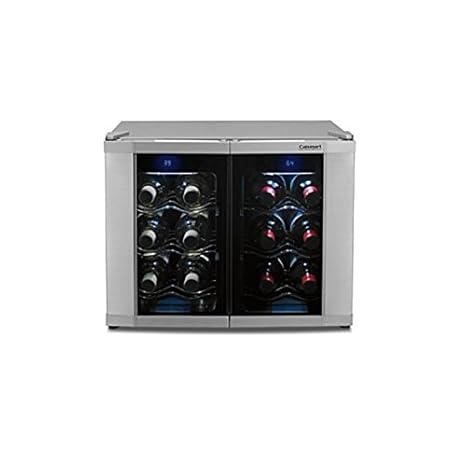  Cuisinart 12 Bottle Dual Zone Wine Cooler