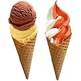 AussieBlends Waffle Ice Cream Cones Bulk For Soft Serve, Gelato, and Scooped Ice Cream, Waffle Cones Bulk, Natural Cone Flavor in Medium Size, 240 (Natural, Medium)