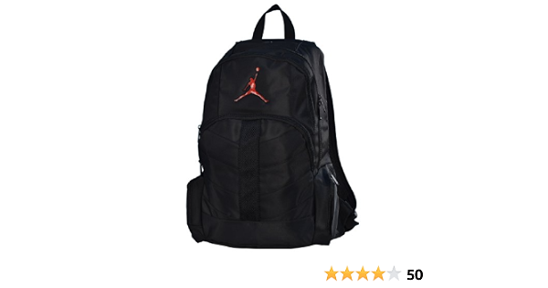 Amazon.com: Mochila con malla para chicos Jordan, negra/roja : Ropa,  Zapatos y Joyería