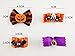 Hixixi 24pcs/12pairs Pet Dog Hair Bows Halloween Designs Puppy Grooming Bows Hair Accessories with Rubber Bands