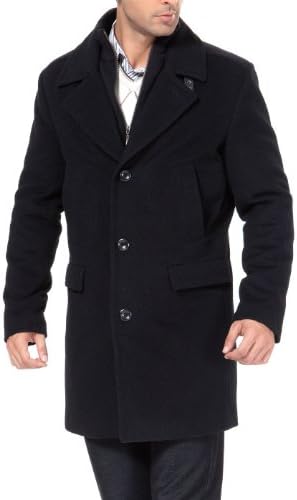 MODERM Men Justin Cashmere Wool Blend Single Breasted Walking Car