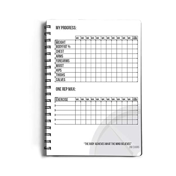 Workout Log Gym - XL A5 Gym, Fitness, and Training Diary - Set Goals, Track 100 Workouts and Record Progress