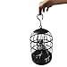 Plastic Bird Skeleton in Cage Halloween Decoration