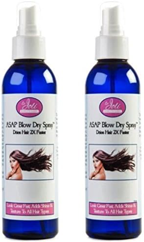 ASAP Blow Dry Primer Hair Spray (6 fl. oz Bottle - 2 Pack) Dries Hair 2X Faster - Made With Argan Oil, Antioxidants And Is Alcohol Free