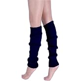 CHUNG Women Juniors Knitted Leg Warmers 16" Neon Party Dance Sports Fitness Halloween Accessory Pack of 1/2/3