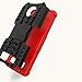 Yiakeng for Moto Z Play Droid Case, Shockproof Impact Protection Tough Rugged Dual Layer Protective Case Cover with Kickstand for Motorola Moto Z Play Droid (Red)