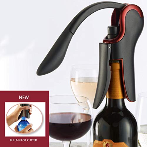 KEISSCO Wine Opener Compact Vertical Corkscrew Wine Bottle Opener with