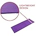 Sunny Health & Fitness Exercise Anti-Slip Yoga Mat Durable Non-Slip Compact Lightweight Cushioned Support for Standard or Hot Yoga, Pilates, Stretching Exercises, Meditation and Floor Workouts