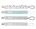 Pacifier Clip by Matimati Baby - 4 Pack - Unisex Modern Designs - Great Pacifier /Teething Ring Holder (Ants & Houses)