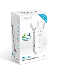TP LINK AC1750 WiFi extensor de rango con modo de alta velocidad y indicador de señal inteligente (re450) (reacondicionado certificado)