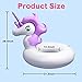 Unicorn Pool Float, Pool Floats for Kids Inflatable Unicorn Float for Pool Kids Floaties Swim Rings Summer Toys for 5 10 Year Old Girls Boys Toddlers Child Floating Tubes