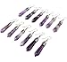 Purple Stone Dangle Earrings for Women