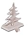BirdRock Home Christmas Tree Stocking Holder | Holiday Greetings Mantle Fireplace Topper | Decorative Christmas Stocking Holder | Stainless Steel
