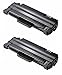 2 PACKS - Remanufactured HQ Black Toner Cartridge Compatible with Samsung MLT-D105L- CLP-650 ML1910 ML1915 ML2525 ML2525W ML2540 ML2545 ML2580N SCX4600 SCX4600L SCX4623F SCX4623FN SCX4623FW SF650 SF650P