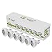 LE 6 Pack 5W Dimmable GU10 LED Light Bulbs, 50W Halogen Bulbs Equivalent, 5000K Daylight White, 400lm, 38° Spot Beam Angle, MR16, Recessed Lighting, Spotlight