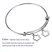 Satinior 15 Pieces Wire Blank Bracelet Expandable Blank Bangle Adjustable Wire Bracelet for DIY Jewelry Making, 2 Inch, 2.4 Inch, 2.6 Inch