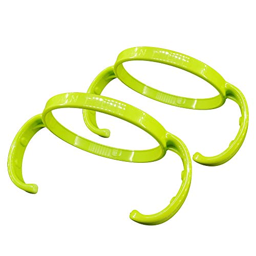 Feeding Bottle Handles Grip Compatible for Comotomo Baby Bottles, Pack of 2 (Green)