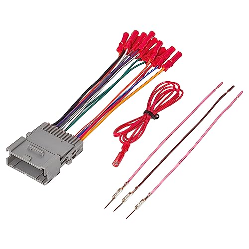 RED WOLF Car Stereo Wiring Harness Fit for 20022008 GMC Envoy Sierra